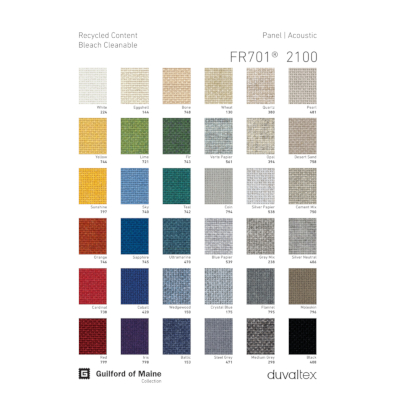 Guilford of Maine FR701 Fabric Swatches